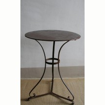 French antique garden iron table